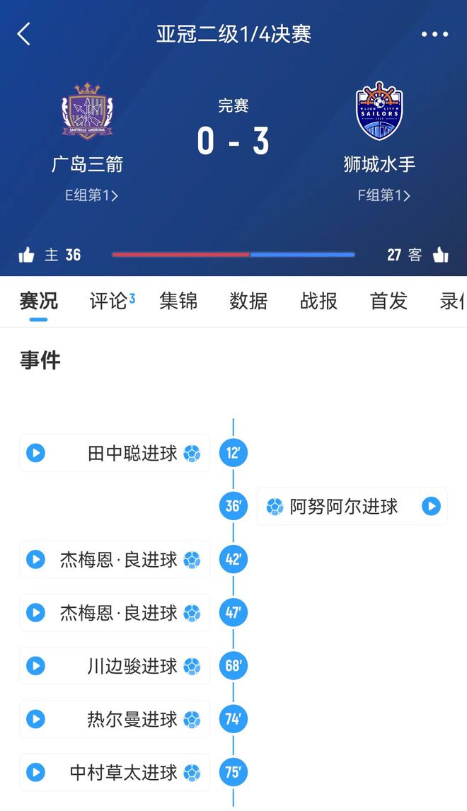 廣島三箭社長致歉：失誤致淘汰，將正視問題并處罰。